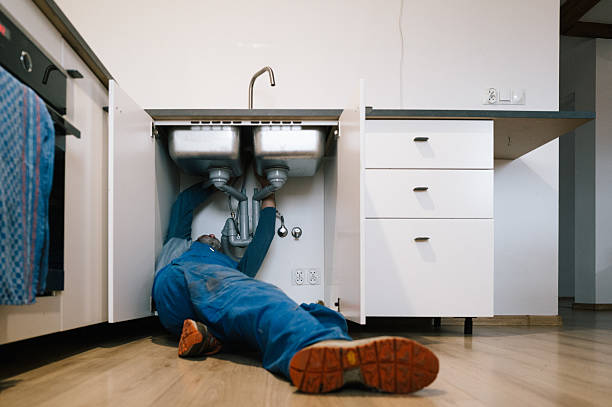 Professional Plumbing technician working in Derwood, MD